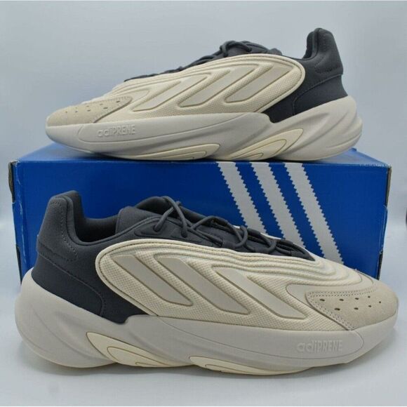 Adidas Originals Mens‎ Size 11.5 Ozelia Low Wonder White Grey Sneakers Shoes main image 5